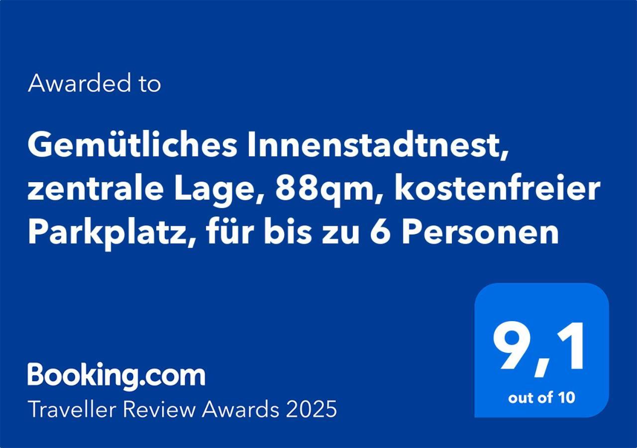Gemuetliches Innenstadtnest, Zentrale Lage, 88Qm, Kostenfreier Parkplatz, Fuer Bis Zu 6 Personen Cottbus Exterior photo